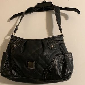 Alfred Dunner - Black Hobo Shoulder Bag
